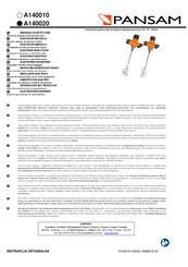 PANSAM A140020 Manual De Instrucciones Con La Carta De Garantía