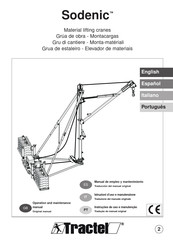 Tractel Sodenic Manual De Empleo Y Mantenimiento