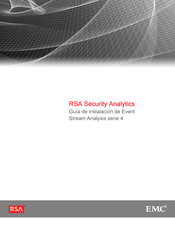 RSA Event Stream Analysis 4 Serie Guia De Instalacion