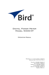 BIRD 5000-XT Libro De Instrucciones