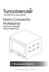 turboblender TB-HCON4P PLUS Manual De Usuario