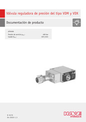 HAWE Hydraulik D 5579 Manual Del Producto