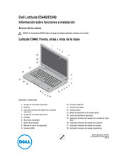 Dell Latitude E5540 Información Sobre Funciones E Instalación