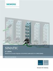 Siemens SIMATIC ET 200AL Manual De Producto