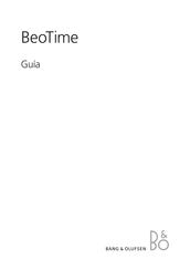 Bang & Olufsen BeoTime Guia
