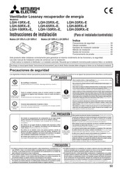 Mitsubishi Electric LGH-15RX5-E Manual De Instalación