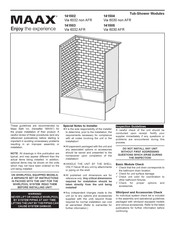 MAAX 141504 Via 6030 non AFR Manual De Instrucciones