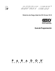 Paradox Security Systems Esprit E55 Guía De Programación