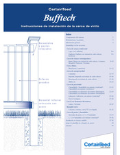 CertainTeed Bufftech Instrucciones De Instalación