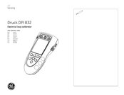 GE Druck DPI 832 Manual De Usuario