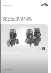 Wilo VeroLine-IPL Instrucciones De Instalación Y Funcionamiento