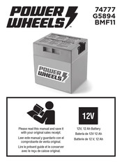 Power Wheels BMF11 Manual Del Usuario