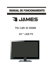 James TVJ LED 23 D3260 Manual De Funcionamiento