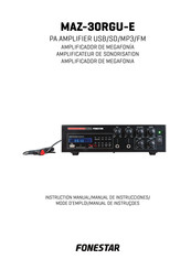 FONESTAR MAZ-30RGU-E Manual De Instrucciones