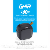 Ghia BX90 Instrucciones De Uso