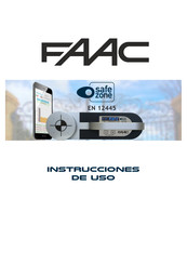 FAAC Safe Zone EN 12445 Instrucciones De Uso