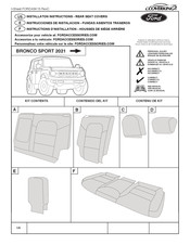 COVERKING BRONCO SPORT 2021 Instrucciones De Instalación