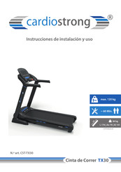 CARDIOSTRONG TX30 Instrucciones De Instalacion Y Uso