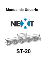 Next ST-20 Manual De Usuario