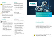 Siemens SIMOTICS CONNECT 400 Instrucciones De Instalación