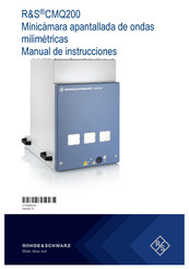 Rohde & Schwarz CMQ200 Manual De Instrucciones