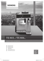 Siemens TE 806 Serie Instrucciones De Utilizacion