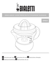 Bialetti SPR04 Instructiones De Uso