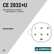 Arregui CE 2032+U Manual De Instrucciones