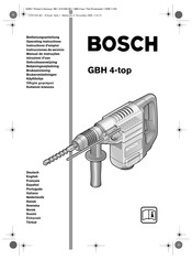 Bosch GBH 4-top Instrucciones De Servicio