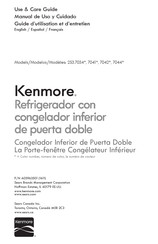 Kenmore 253.7044 Manual De Uso Y Cuidado