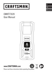 Craftsman CMHT77639 Manual Del Usuario