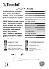 Tractel LDR 06 Manual De Instalación, De Utilización Y De Mantenimiento