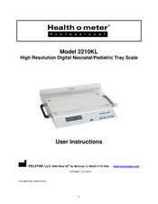 Health O Meter 2210KL Manual Del Usuario