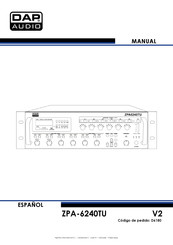 DAP Audio ZPA-6240TU Manual