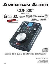 American Audio CDI-500 Manual De La Guía Y De Referencia Del Utilizador