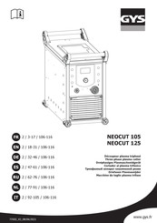 GYS NEOCUT 125 Manual Del Usuario