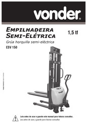 vonder ESV 150 Manual De Instrucciones