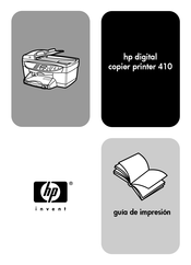 HP digital copier printer 410 Guia Del Usuario