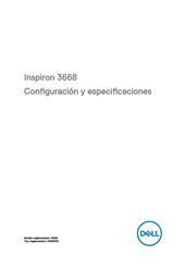 Dell Inspiron 3668 Configuración Y Especificaciones