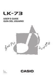 Casio LK-73 Guia Del Usuario