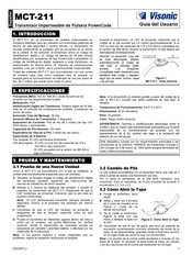 Visonic MCT-211 Guia Del Usuario