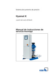 KSB Hyamat K Manual De Instrucciones De Servicio