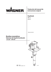 WAGNER FineFinish 40-15 Traducción Del Manual De Instrucciones Original