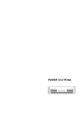 Strong POWER 12-3 TR Net Manual Del Usuario