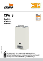 Cointra CPA S Instrucción De Uso, Instalación Y Mantenimiento