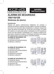 Konig Security 120 Instrucciones De Uso