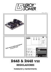 Leroy-Somer R448 V50 Instalación Y Mantenimiento