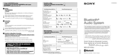 Sony MEX-BT4750U Instrucciones De Operación