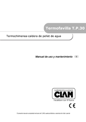 Clam Termofavilla T.P.30 Manual De Uso Y Mantenimiento