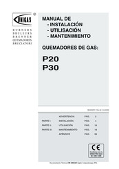 Unigas P20 M-MD 25 Serie Manual De Instalación, Utilización Y Mantenimiento